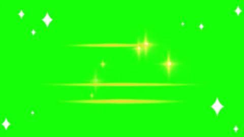 Glowing sparkling lights on green screen background Stock-Footage 337602692
