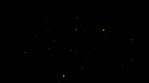 Glowing Sparks Particles Dark Background Loop Stock Footage 346442585