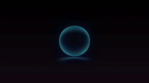 Glowing Spectrum Background Color Light Blue Circle Stock Footage 183479363