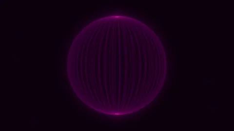 A glowing sphere. loop animation Stock Footage 306286217