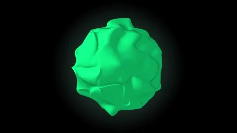 Glowing sphere wave with futuristic Orb. v 140 Stock Footage 242570205