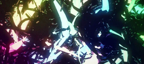 Glowing spikes Stock Footage 29635386