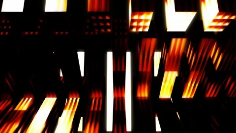 Glowing spin burned Stock Footage 99724092