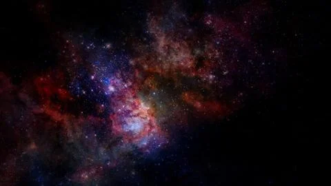 Glowing spiral galaxy. Elements of this Image furnished by NASA. Foto stock
