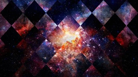 Glowing spiral galaxy. Elements of this Image furnished by NASA. Universe,... Stock Photos