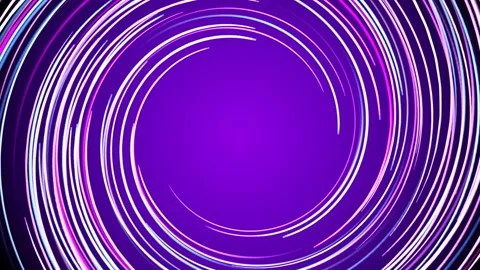 Glowing Spiral Lines Background with Purple Gradient Stock Footage 331821029