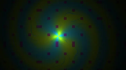 Glowing spiral pattern with bright center and dark background. Stock Footage 335960512