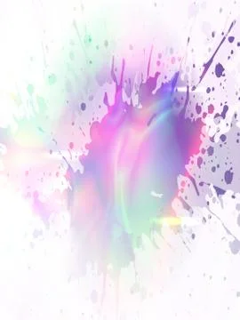 Glowing splash, vector Stock Illustration