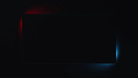 Glowing square for banner, border or frame in minimal fashion style. Stock Footage 323809144