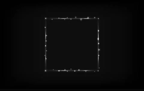 Glowing square border. Abstract vector illustration Glowing square border.... 写真素材