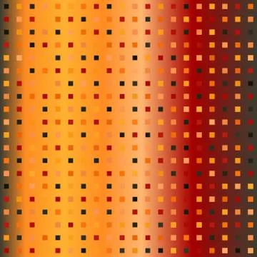 Glowing square pattern. Seamless vector gradient background Stock Illustration