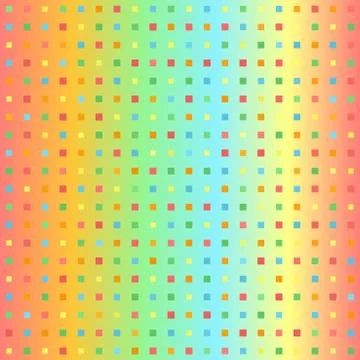 Glowing square pattern. Seamless vector gradient background Stock Illustration