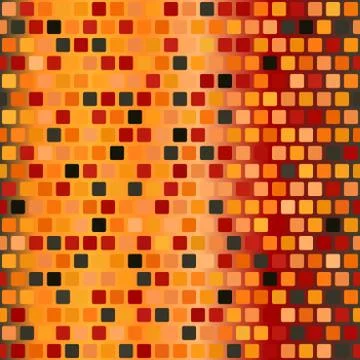 Glowing square pattern. Seamless vector Stock Illustration