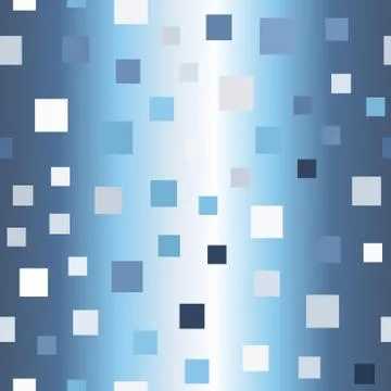 Glowing square pattern. Seamless vector Stock Illustration