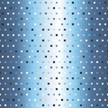 Glowing square pattern. Seamless vector Stock Illustration