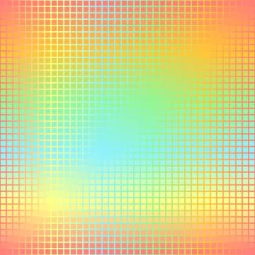 Glowing square pattern. Seamless vector gradient background Stock Illustration