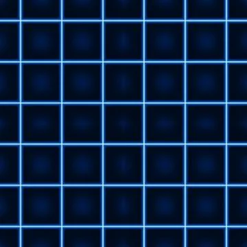 Glowing Squared Pattern Stock Illustration
