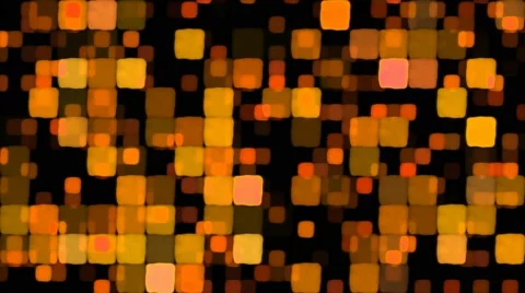 Glowing Squares Background Animation - Loop Orange Stock Footage 63602466