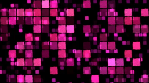 Glowing Squares Background - Loop, Pink Stock Footage 34860530