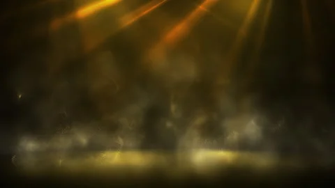 Glowing Stage Beams Moving Through Haze Seamless Loop Stock Footage 345566829