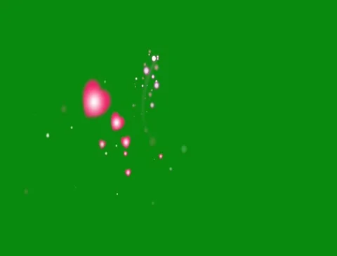 Glowing Star Glitter Background 4K Green Screen Stock Footage 304881875