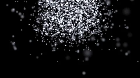 Glowing star particle background motion graphic Stock Footage 71366813