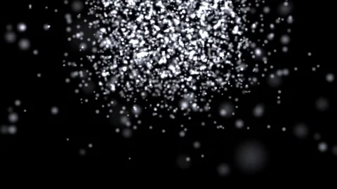 Glowing star particle in random  animation graphic Stock Footage 71456658