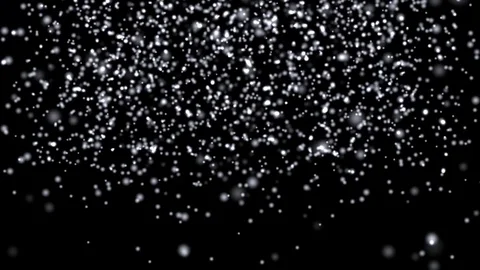 Glowing star particle in random  animation graphic Stock Footage 71456725