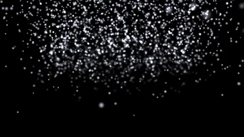 Glowing star particle in random  animation graphic Stock Footage 71456813