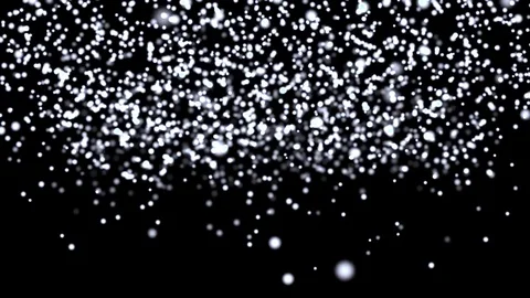 Glowing star particle in random  animation graphic Stock Footage 71456823