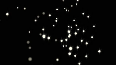 Glowing star particle in random direction  3D render abstract background  ani Stock Footage 65238519
