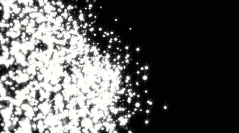 Glowing star particle in random direction  3D render abstract background  ani Stock Footage 65238535