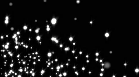 Glowing star particle in random direction  3D render abstract background  ani Stock Footage 65238540