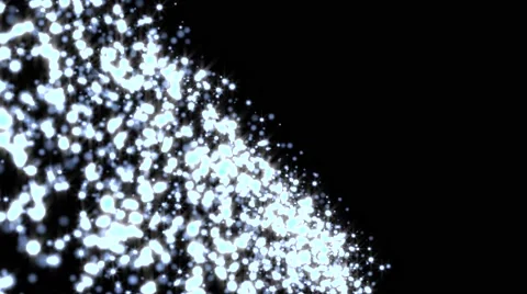 Glowing star particle in random direction  3D render abstract background  ani Stock Footage 65354932