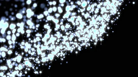 Glowing star particle in random direction  3D render abstract background  ani Stock Footage 65355816