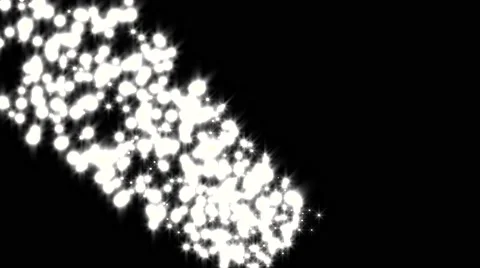 Glowing star particle in random direction  3D render abstract background  ani Stock Footage 65445122