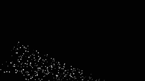 Glowing star particle in random direction  3D render abstract background  ani Stock Footage 65445126