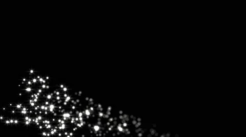 Glowing star particle in random direction  3D render abstract background  ani Stock Footage 65445137