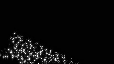 Glowing star particle in random direction  3D render abstract background  ani Stock Footage 65445151