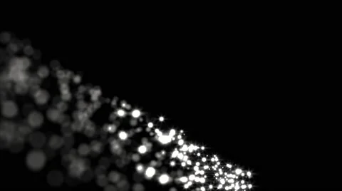 Glowing star particle in random direction  3D render abstract background  ani Stock Footage 65445229