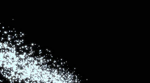 Glowing star particle in random direction  3D render abstract background Stock Footage 65456325