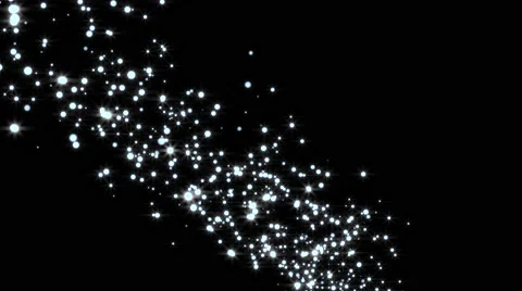 Glowing star particle in random direction  3D render abstract background Stock Footage 65456328
