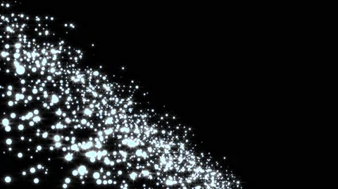 Glowing star particle in random direction  3D render abstract background Stock Footage 65456331
