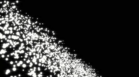 Glowing star particle in random direction  3D render abstract background Stock Footage 65456345