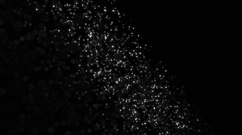 Glowing star particle in random direction  3D render abstract background Stock Footage 65456358