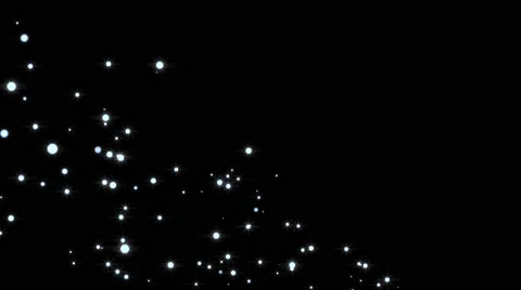 Glowing star particle in random direction  3D render abstract background  ani Stock Footage 66197730