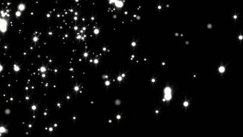 Glowing star particle star drop background Stock Footage 73514843