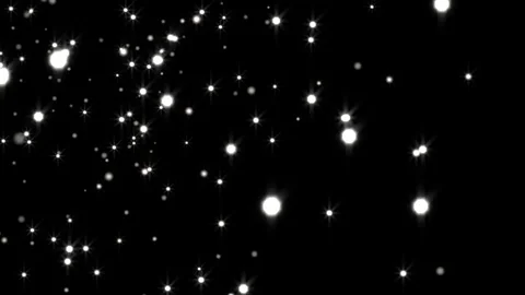 Glowing star particle star drop background Stock Footage 73514854
