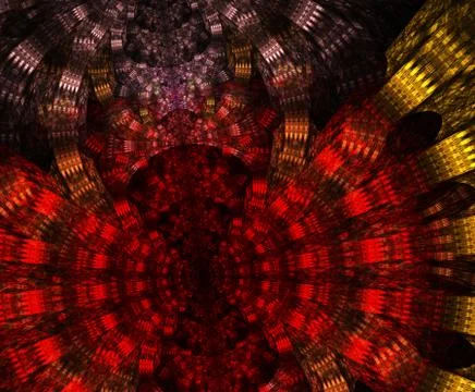 Glowing stargate in space, computer generated abstract background. Galactic l Ilustración de archivo