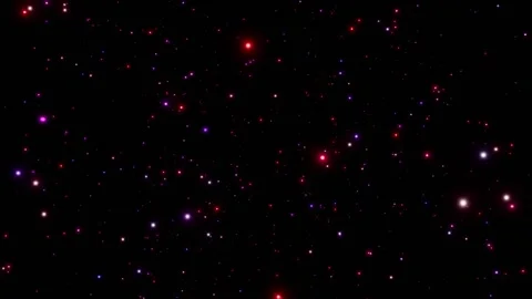 Glowing stars in deep space background Stock Footage 311114031